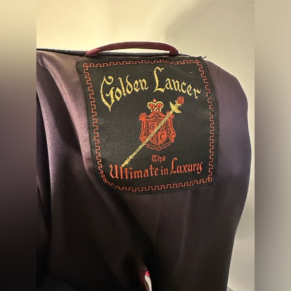 1950s Golden Lancer Black Cashmere Coat - Picture 2 of 8